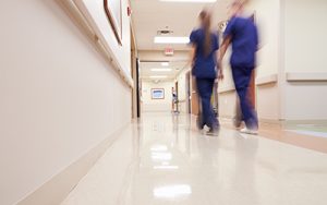 inside a hospital ward